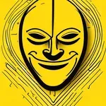 yellow-smiley-faced mask image